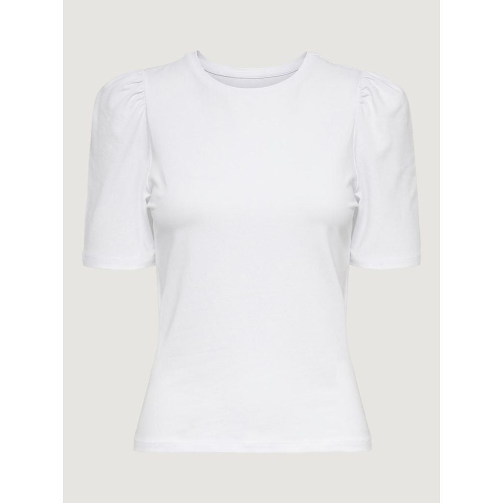 White Cotton Tops & T-Shirt