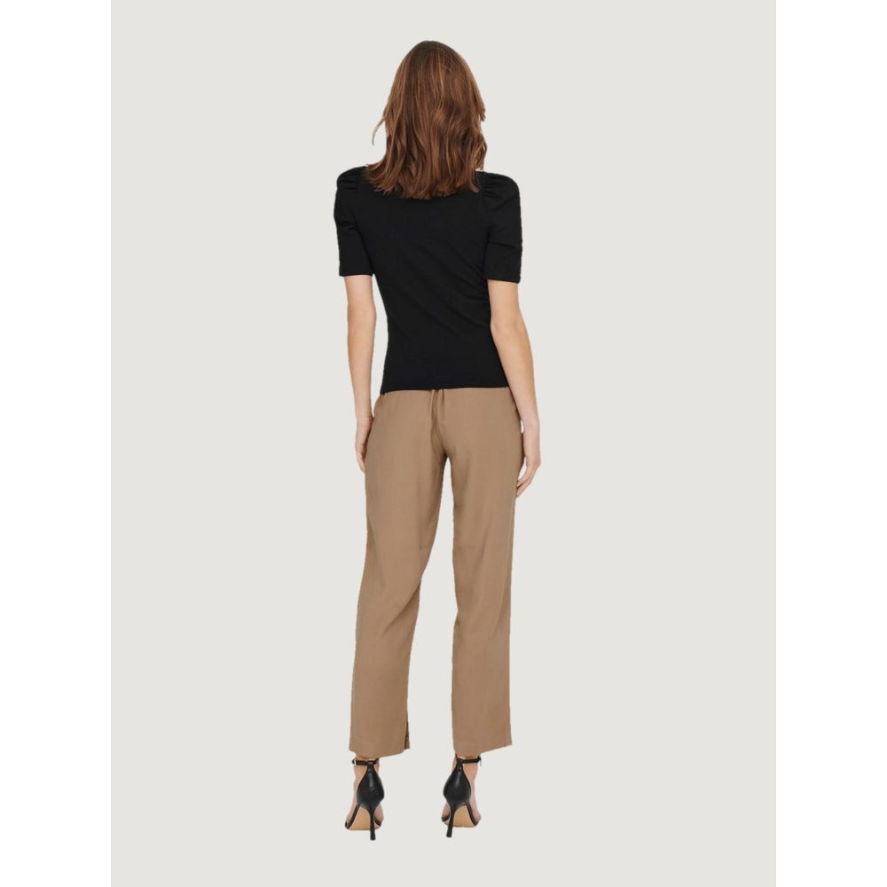 Schwarze Baumwolltops und T-Shirts