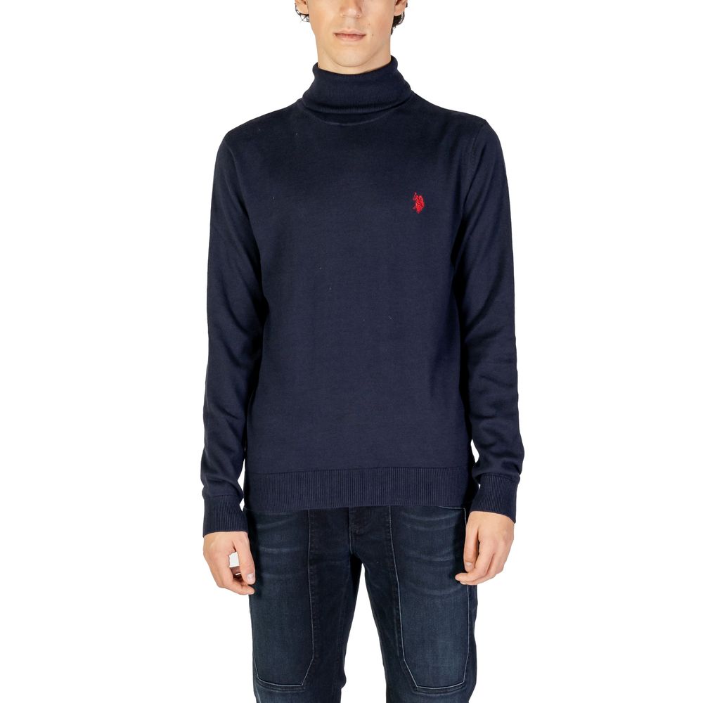 Maglione in cotone blu