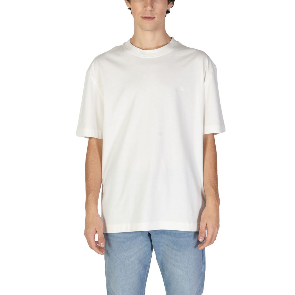 Beige Recycled Cotton T-Shirt