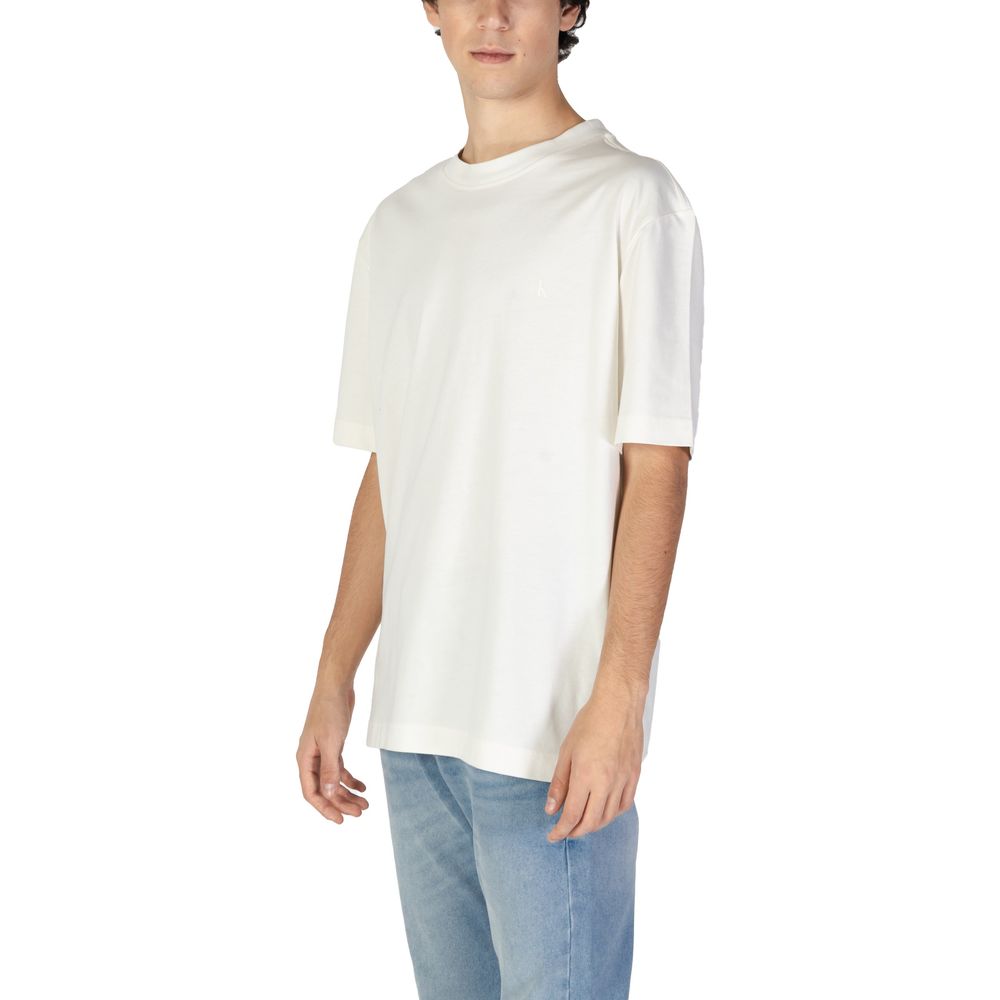 Beige Recycled Cotton T-Shirt