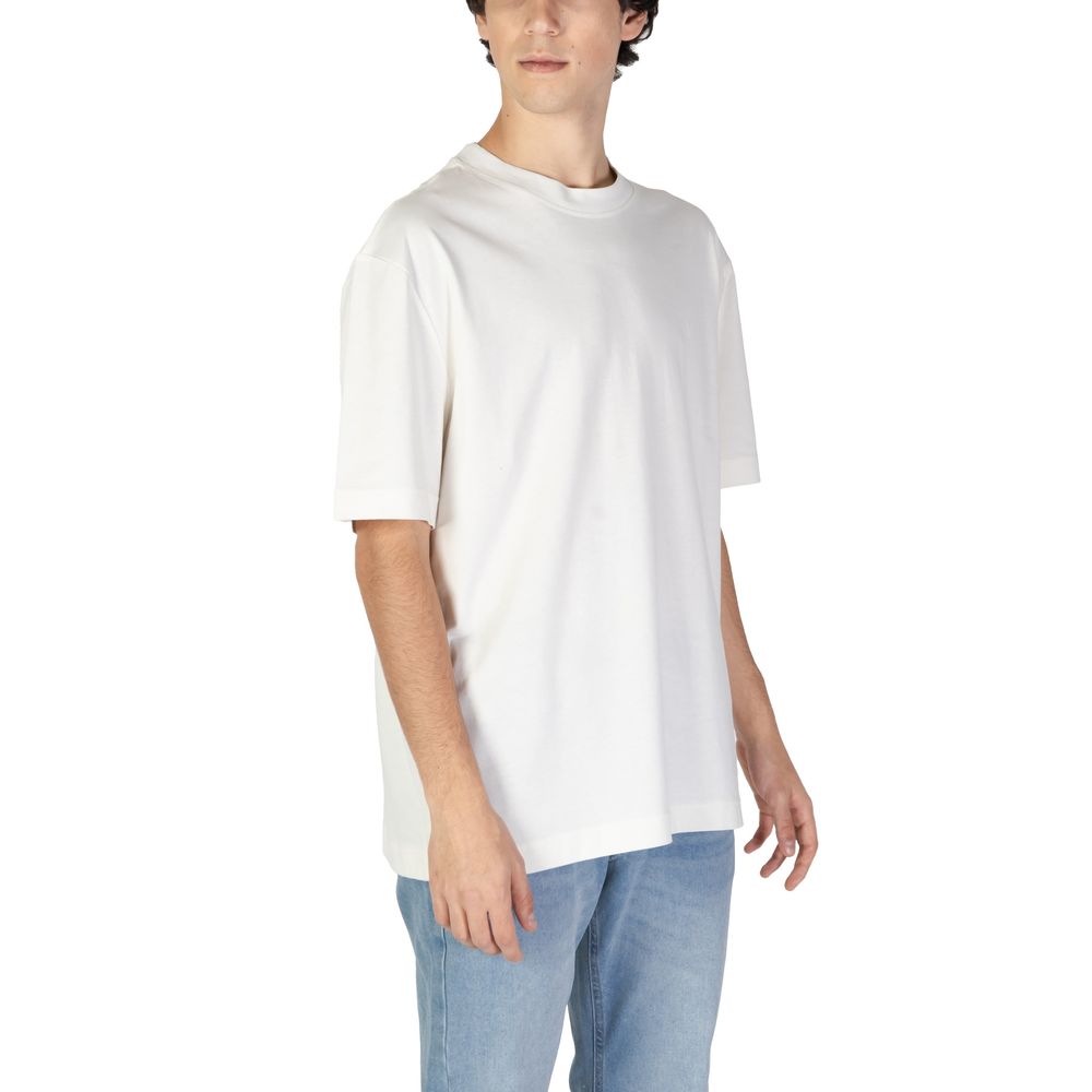 Beige Recycled Cotton T-Shirt