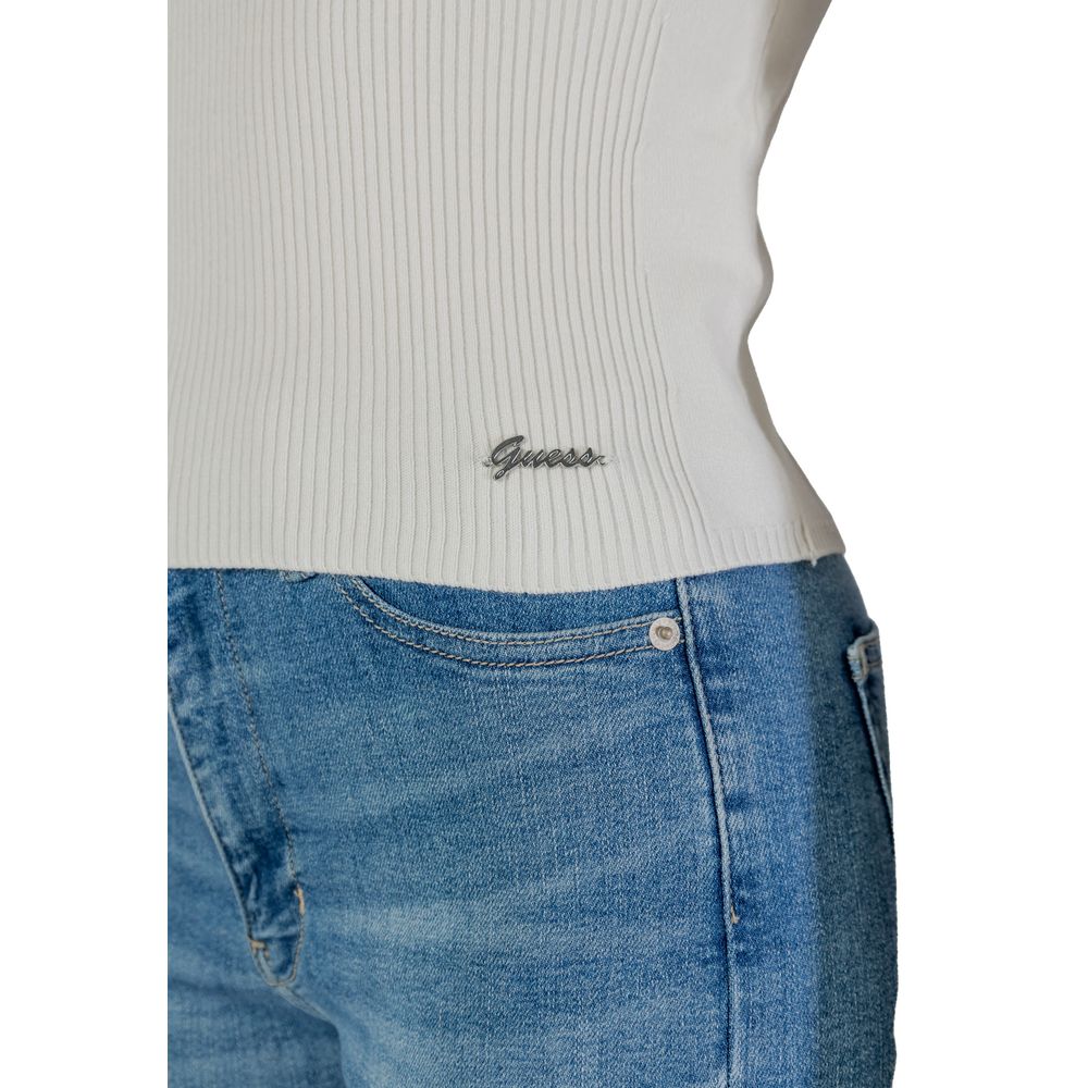 Cremefarbene Viskose-Tops und T-Shirts