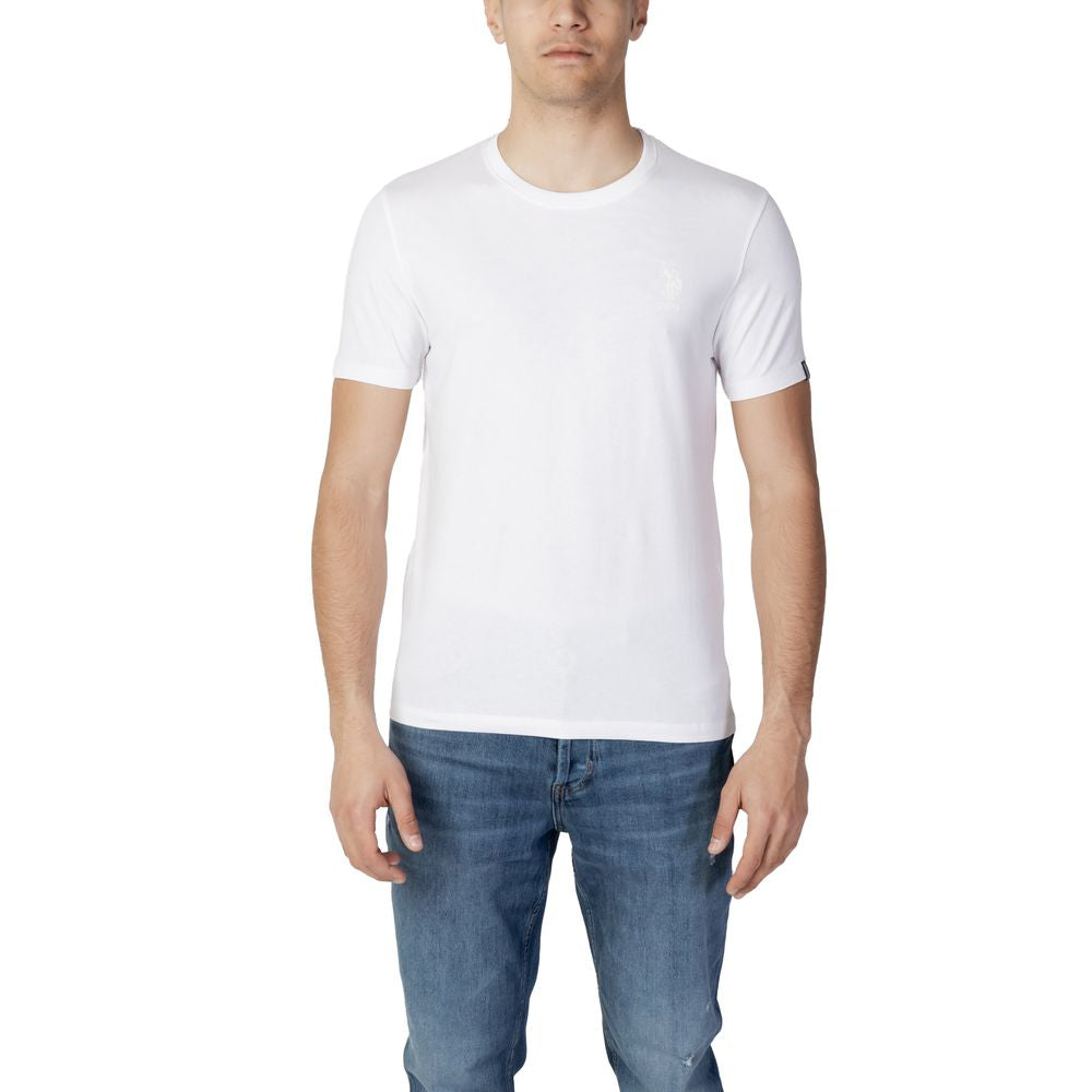 Weißes Baumwoll-T-Shirt