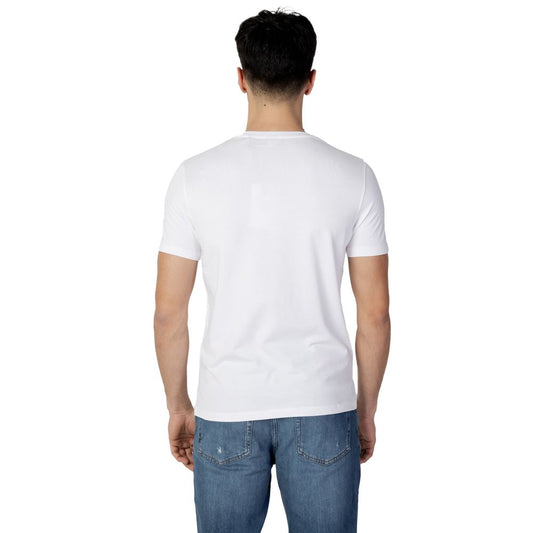 Weißes Baumwoll-T-Shirt