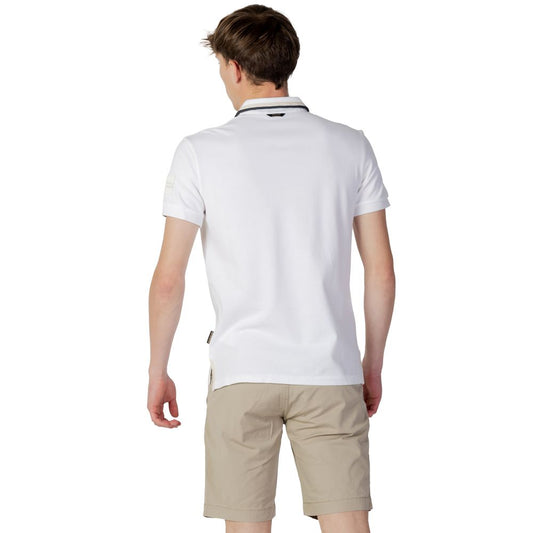 White Cotton Polo Shirt