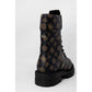 Guess Brown Artificial Leather Boot