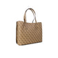 Beige Handtasche aus Polyethylen