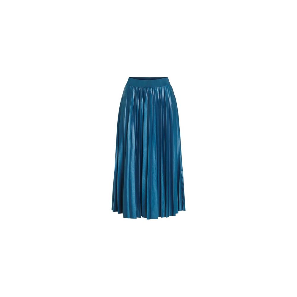 Blue Polyester Polyester Skirt