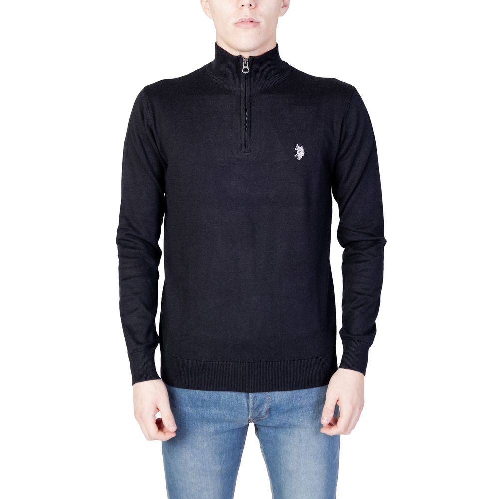 Maglione in cotone nero