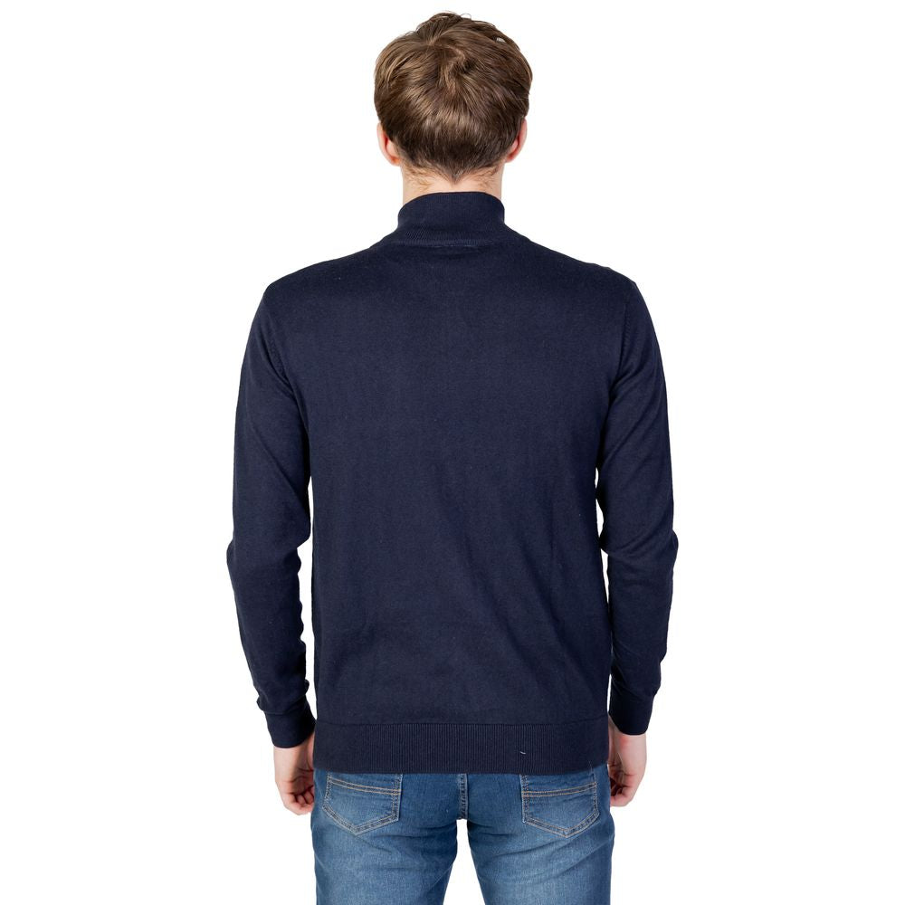 Maglietta in cotone blu
