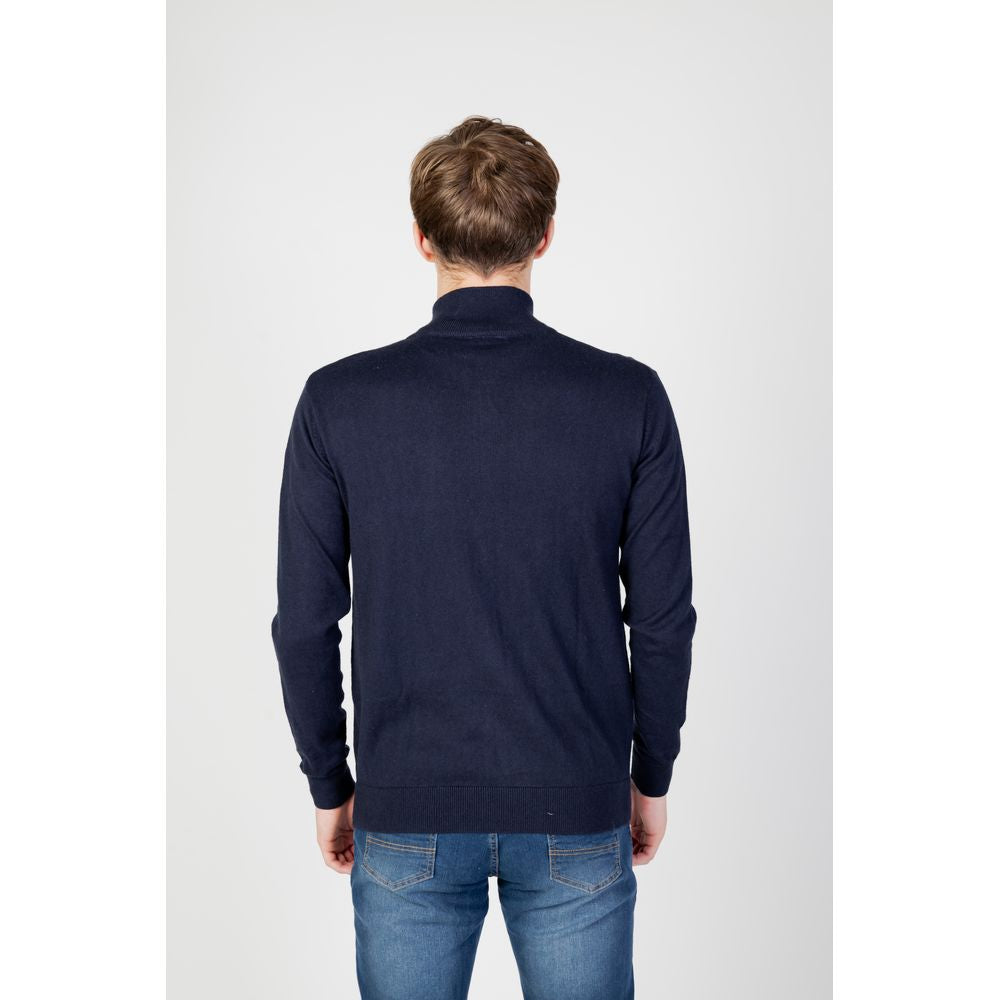 Maglietta in cotone blu