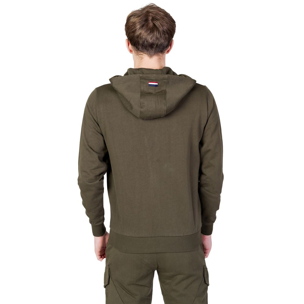 Grüner Baumwollpullover