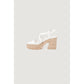 Beige Leather Sandal