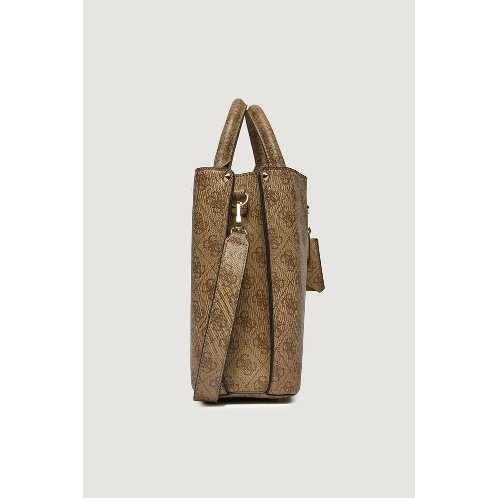 Borsa a mano in polietilene beige