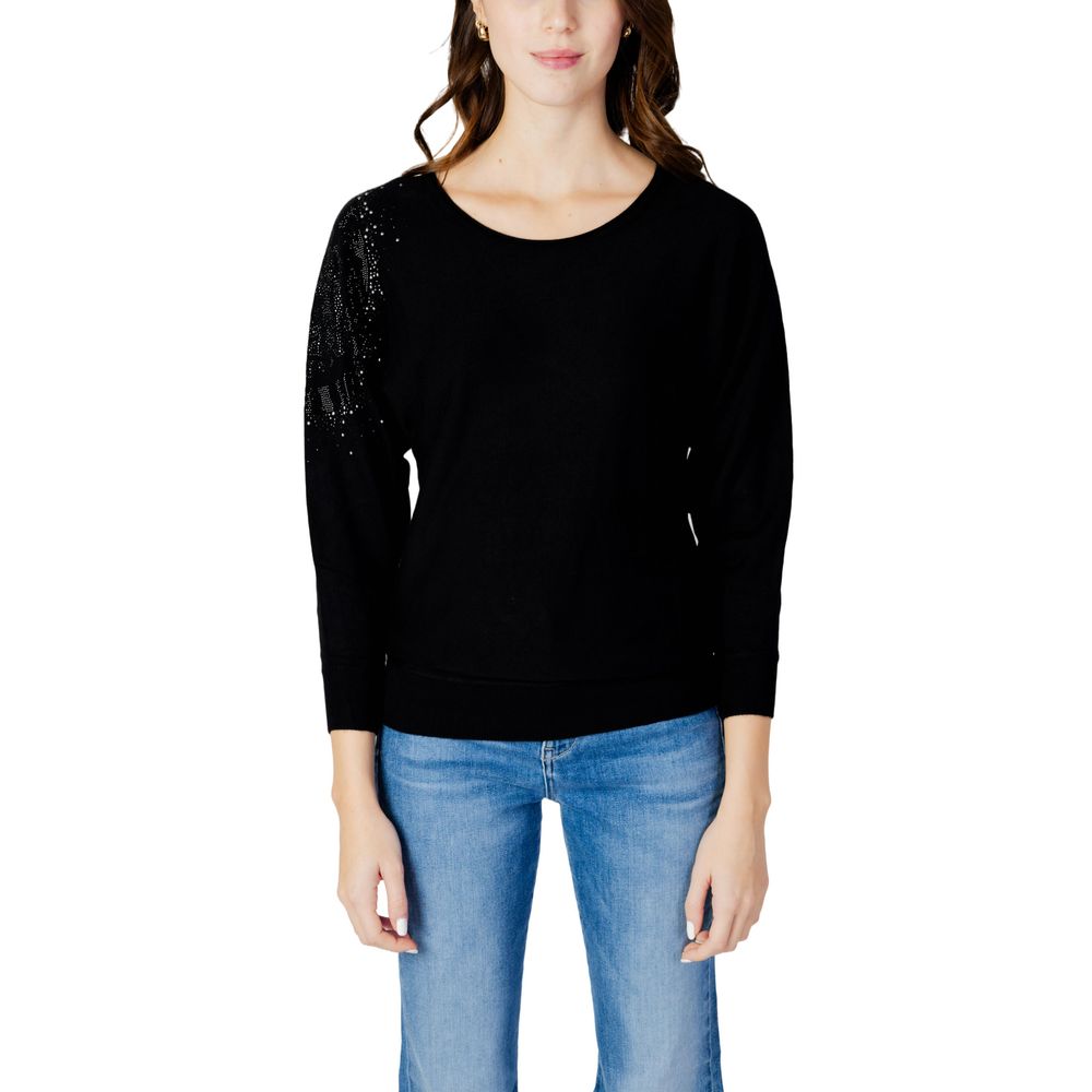 Black Viscose Tops & T-Shirt