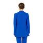 Blue Polyester Polyester Suits & Blazer