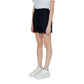 Black Cotton Cotton Short