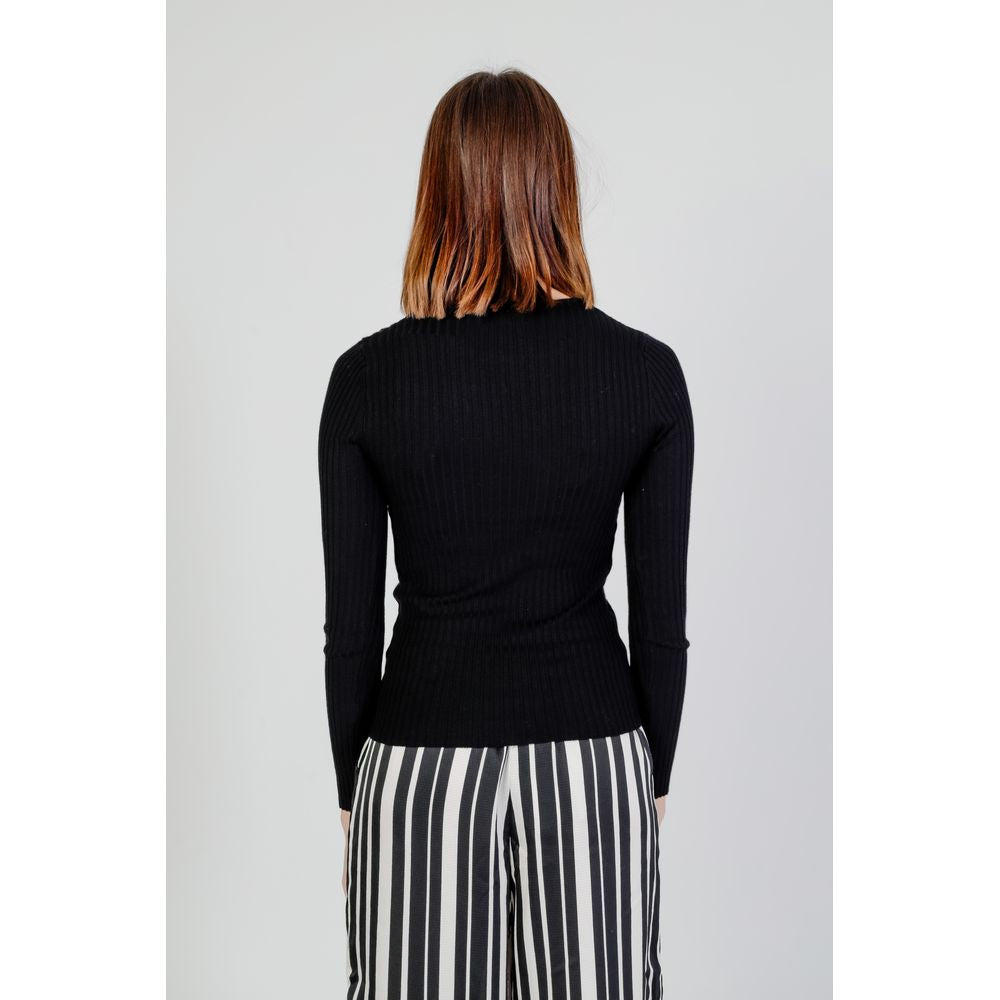 Schwarze Viskose-Tops und T-Shirts