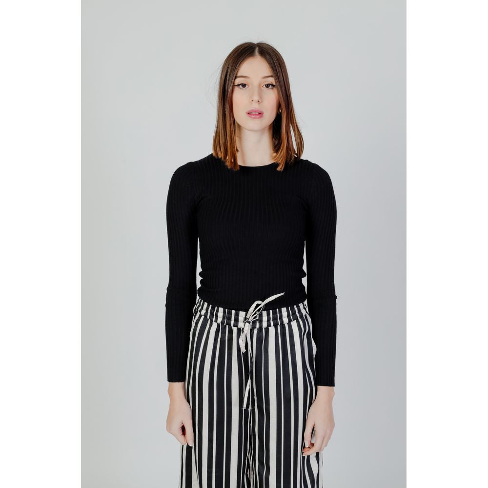 Schwarze Viskose-Tops und T-Shirts