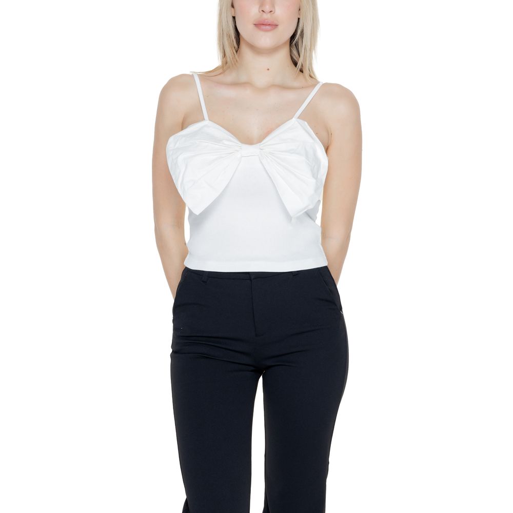 Weiße Baumwoll-Tops und T-Shirts