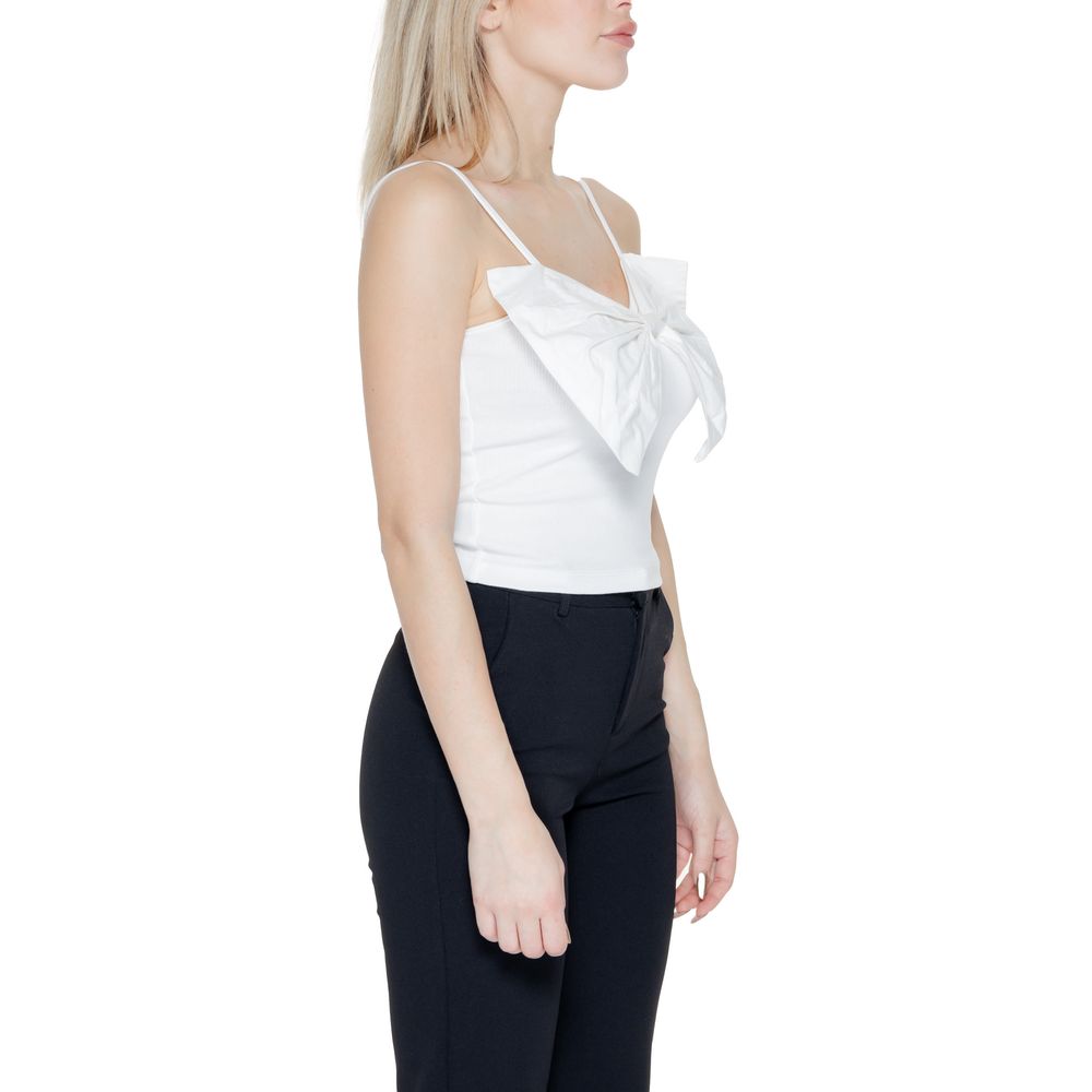 Weiße Baumwoll-Tops und T-Shirts