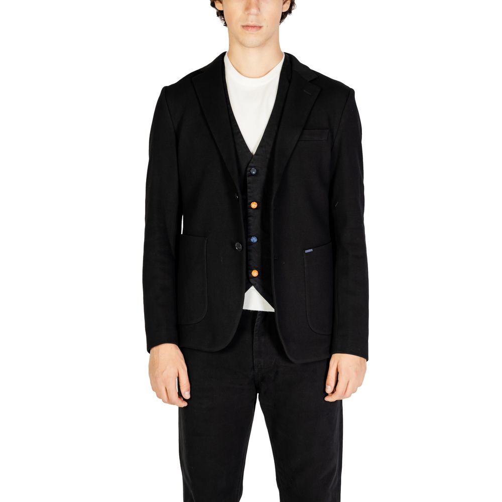 Blazer in cotone nero