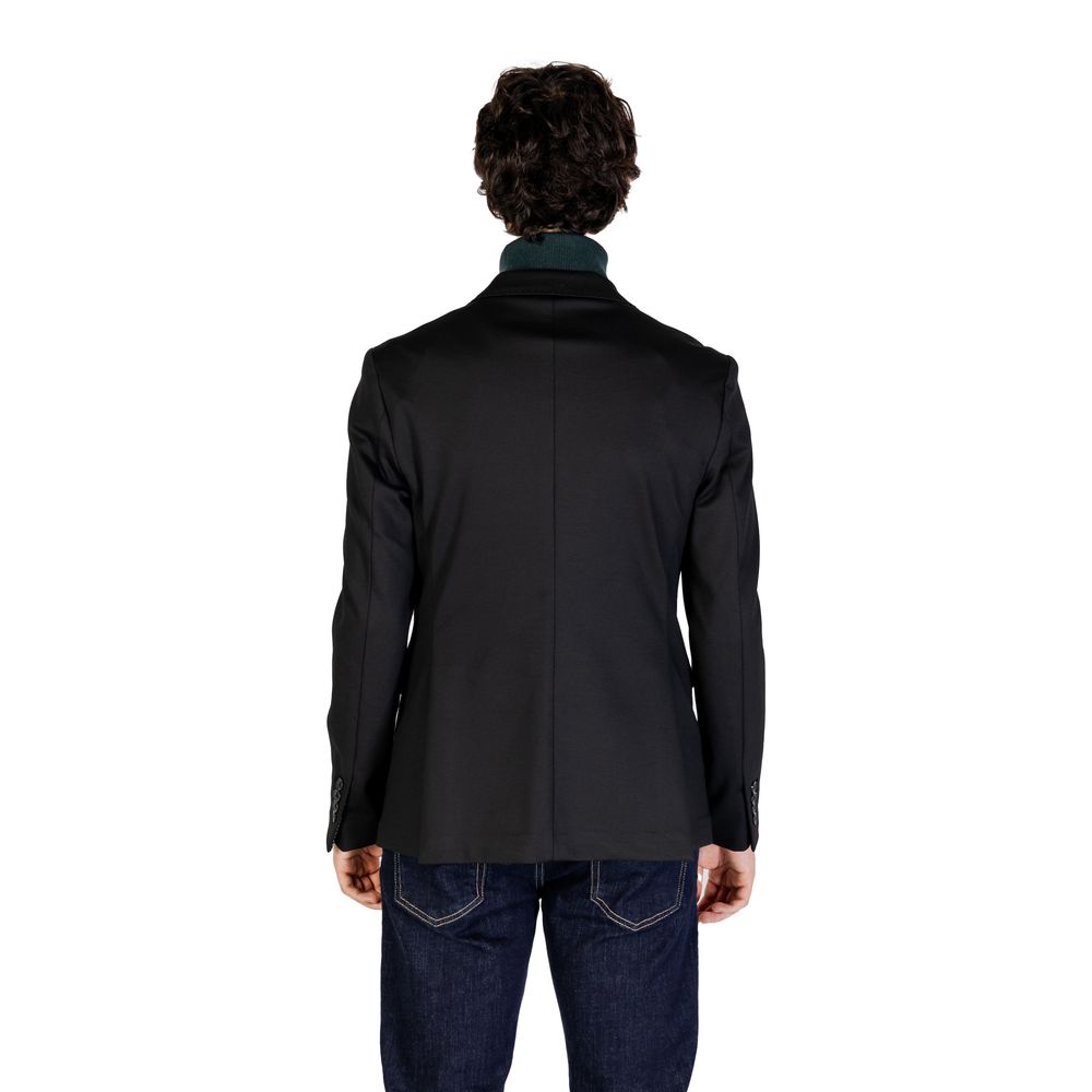 Black Polyester Blazer