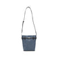 Blaue Baumwollhandtasche