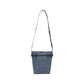 Blaue Baumwollhandtasche