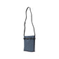 Blaue Baumwollhandtasche