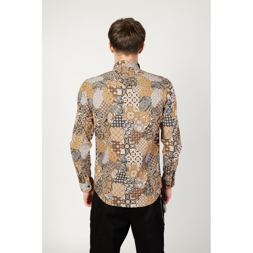 Camicia in cotone beige
