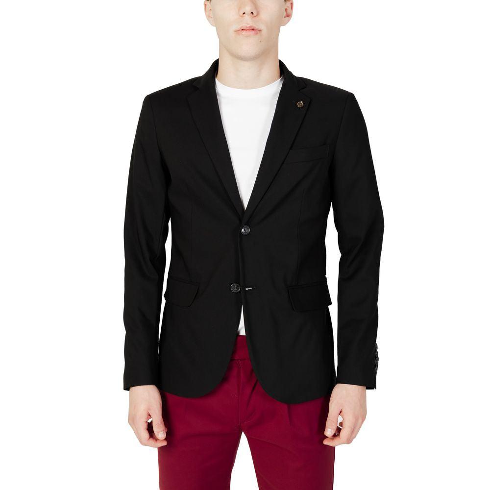 Blazer in cotone nero