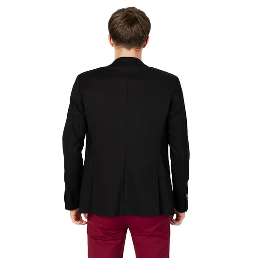 Blazer in cotone nero