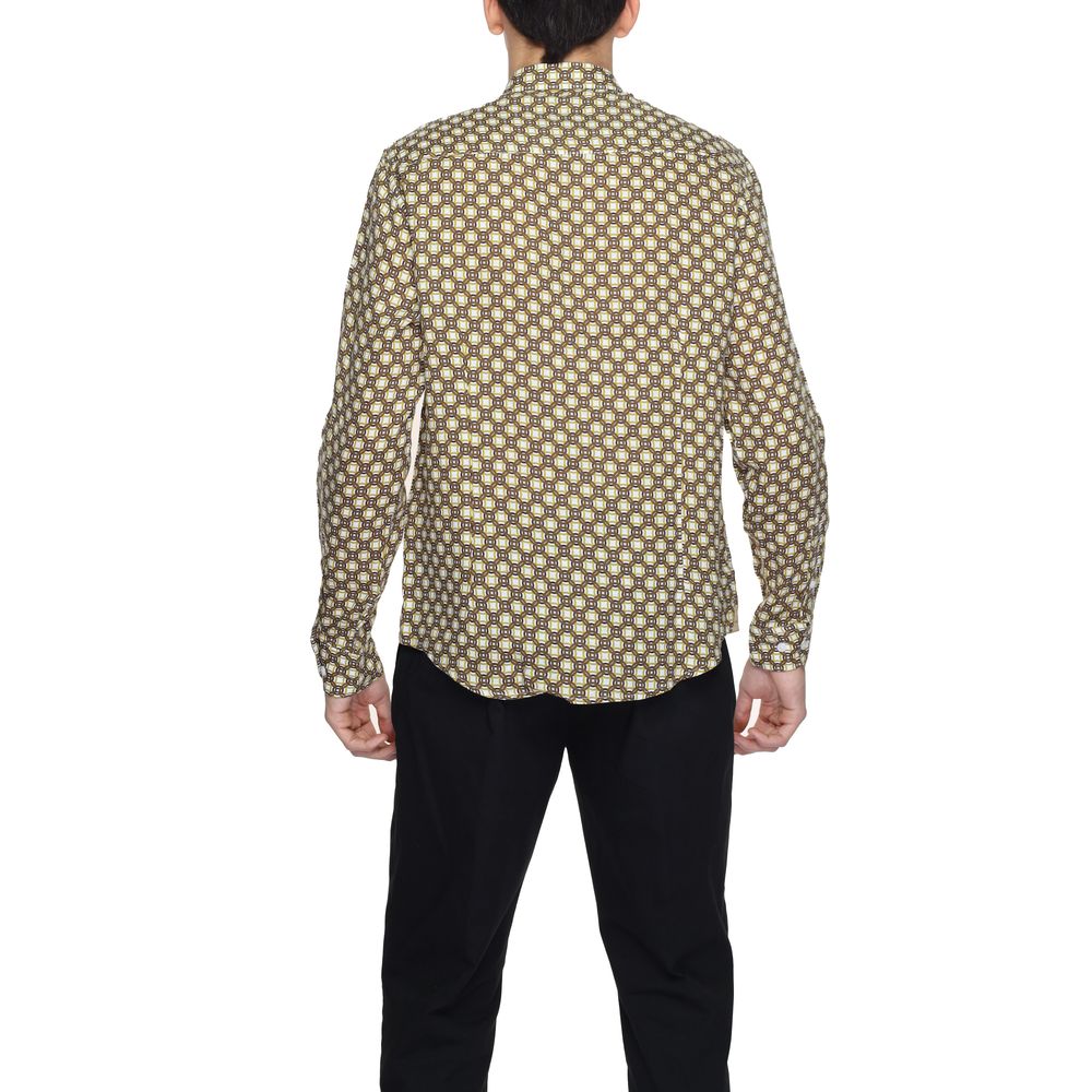 Camicia in lino beige