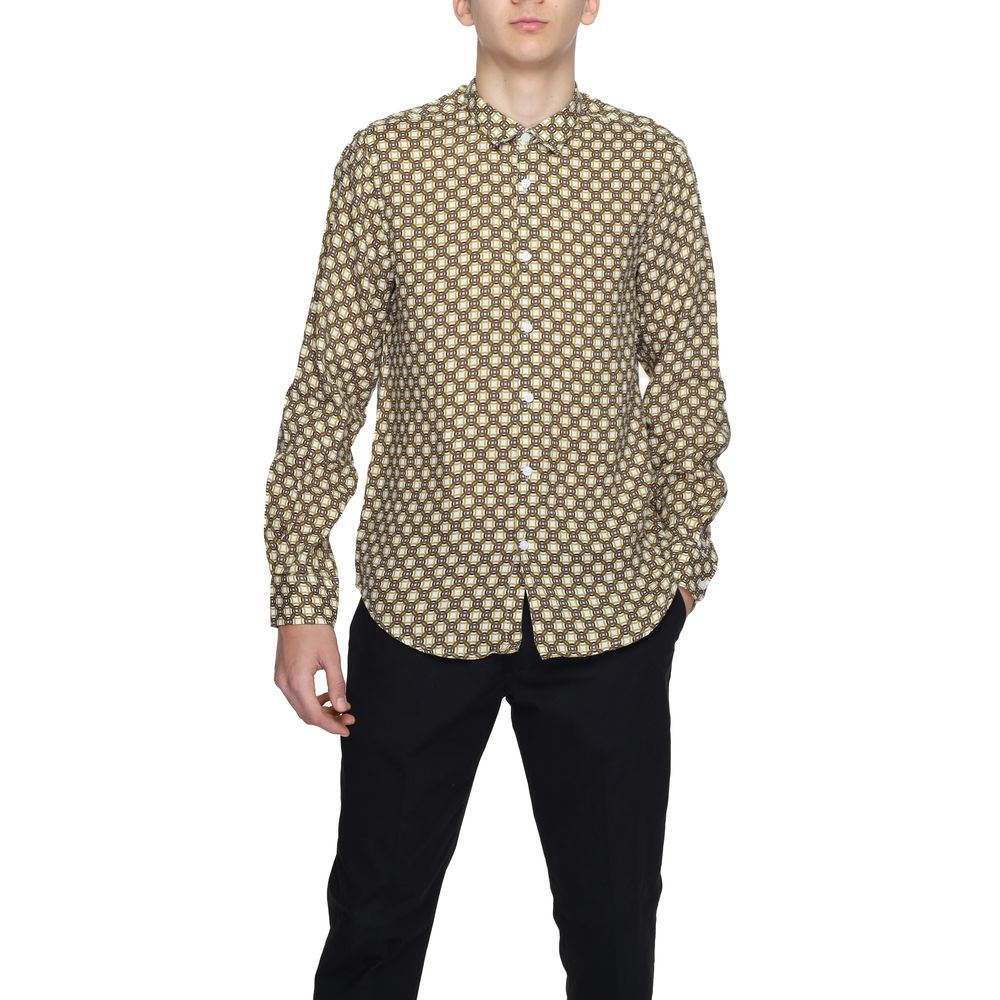 Camicia in lino beige