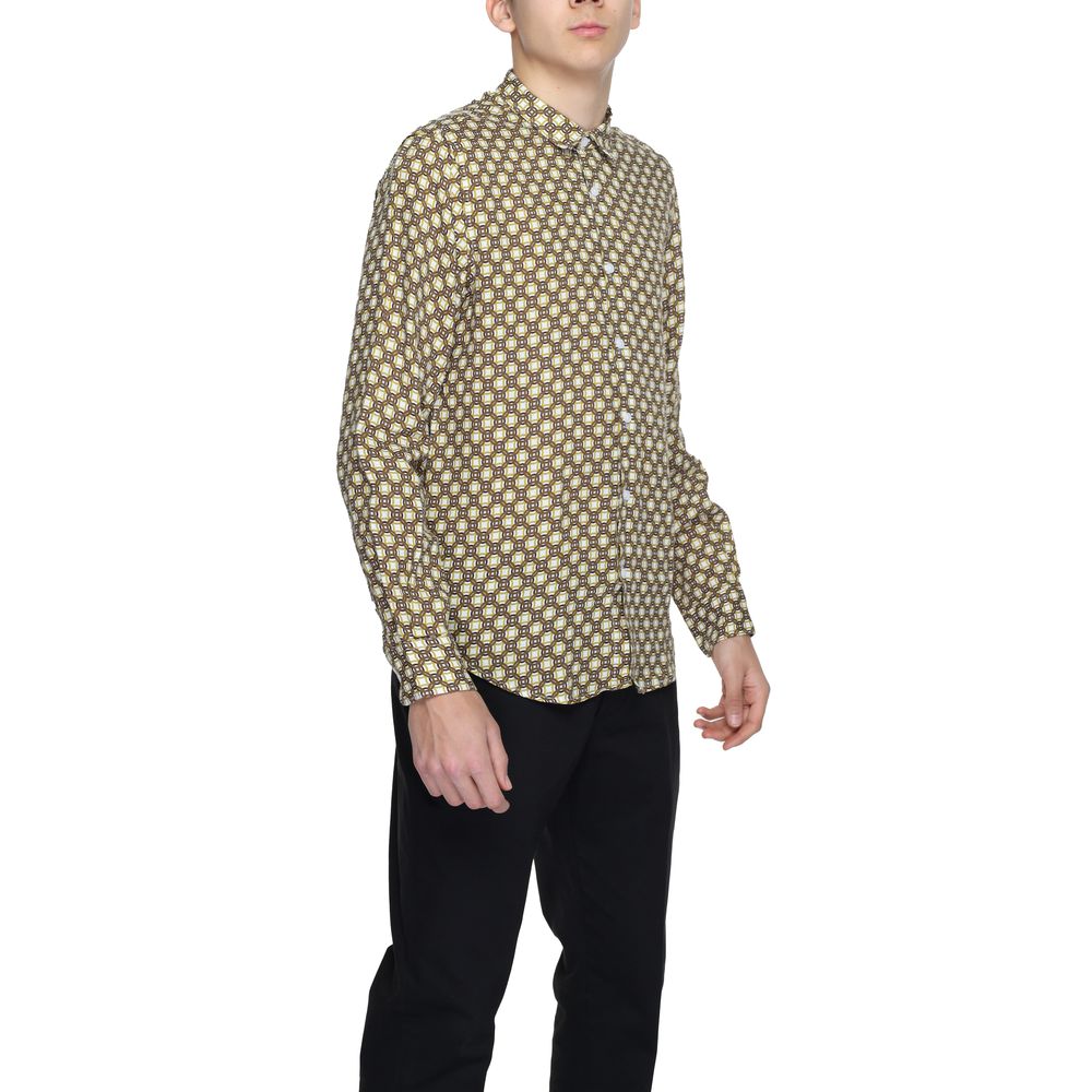 Camicia in lino beige