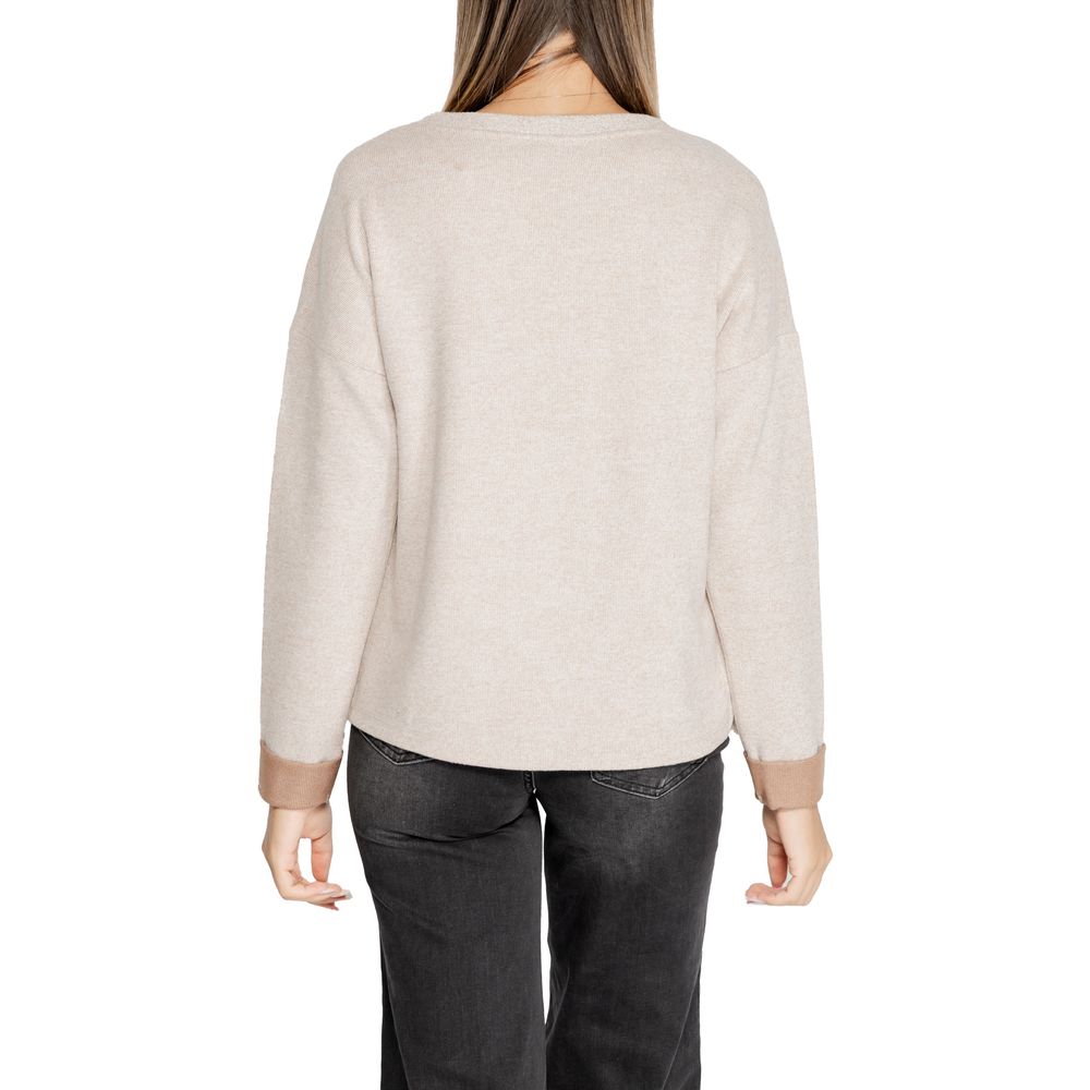 Beige Viskose Tops &amp; T-Shirt