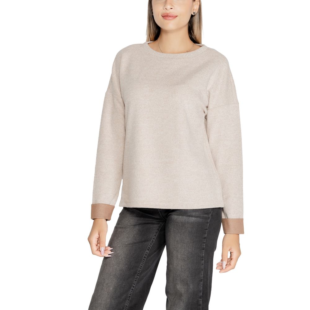 Beige Viskose Tops &amp; T-Shirt