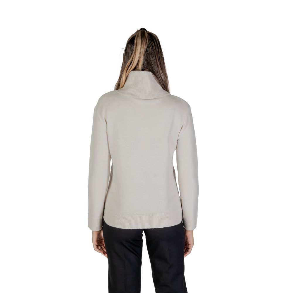 Maglione in viscosa panna
