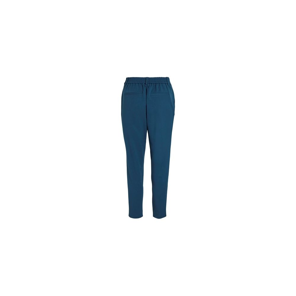 Blaue Polyesterjeans und -hose