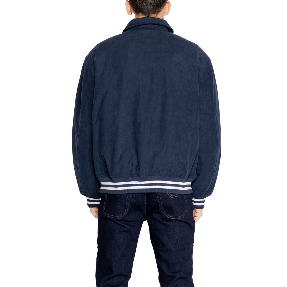 Blaue Jacke aus recyceltem Polyester