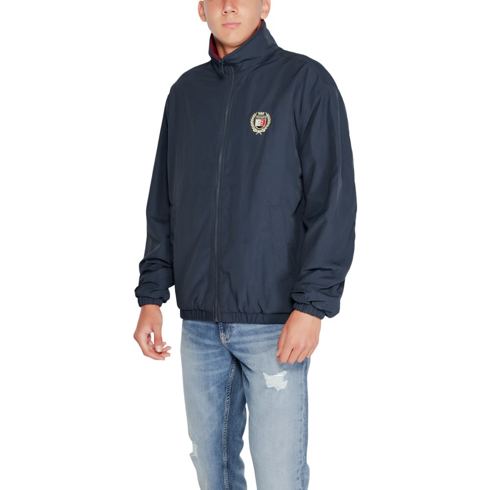 Blaue Jacke aus recyceltem Polyester