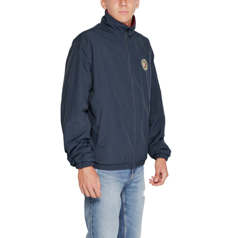 Blaue Jacke aus recyceltem Polyester