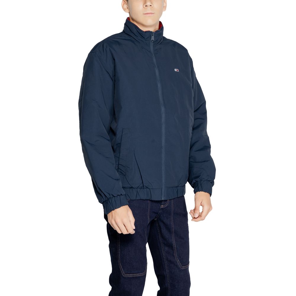 Blaue Polyamidjacke