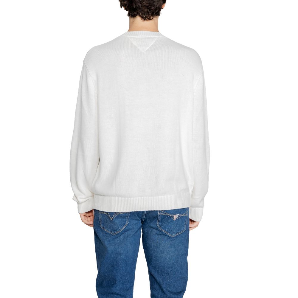 Weißer Polyester-Polyester-Pullover