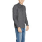 Camicia di cotone grigia