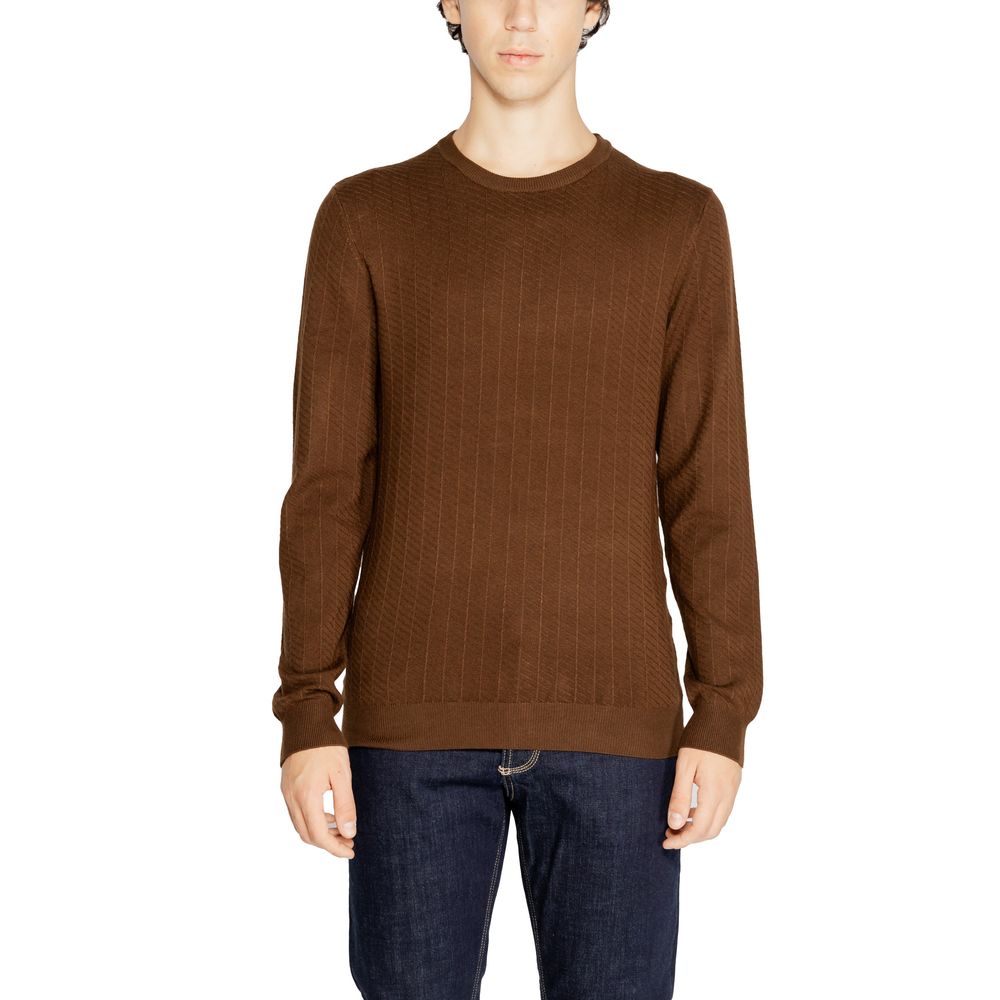 Brauner Viskosepullover