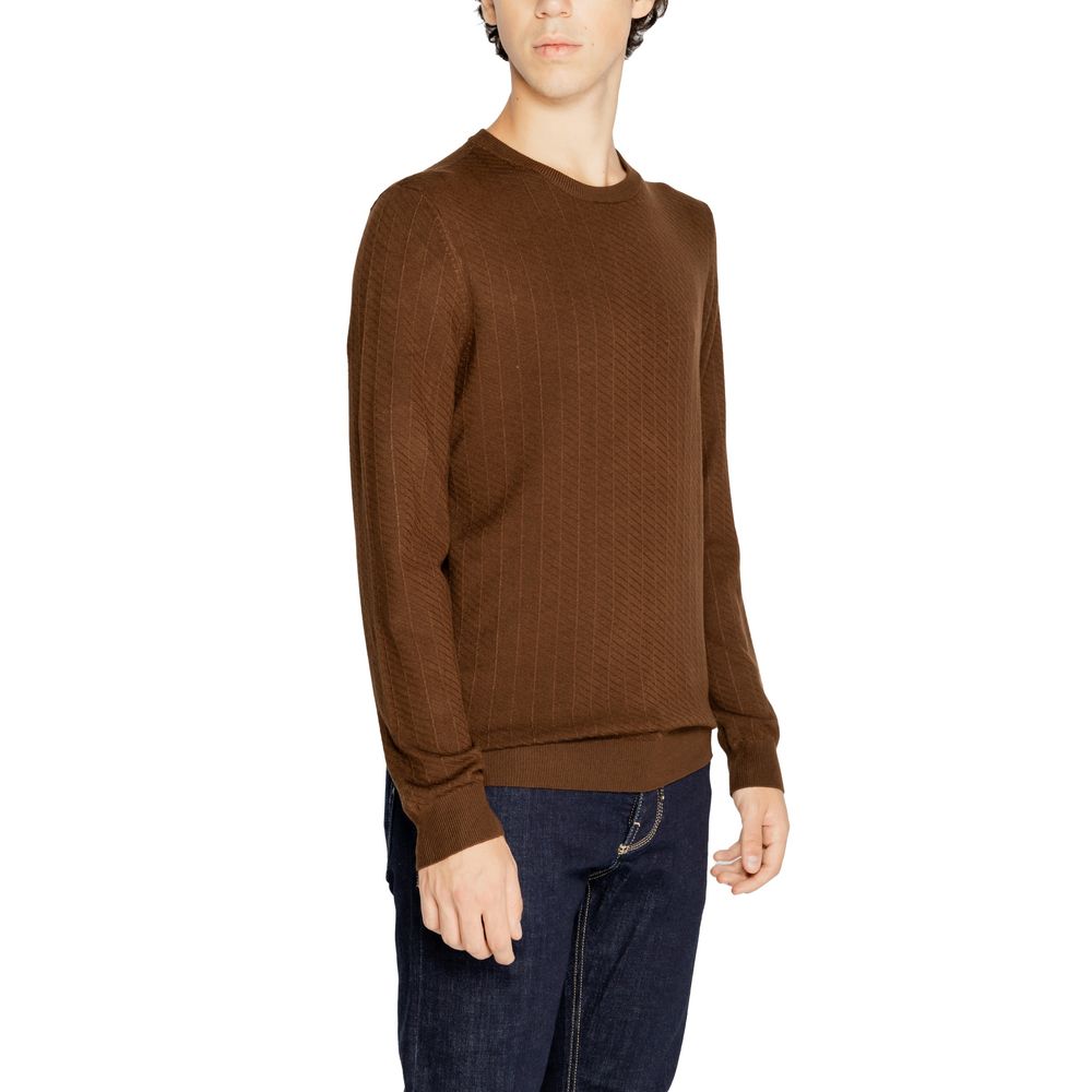 Brauner Viskosepullover