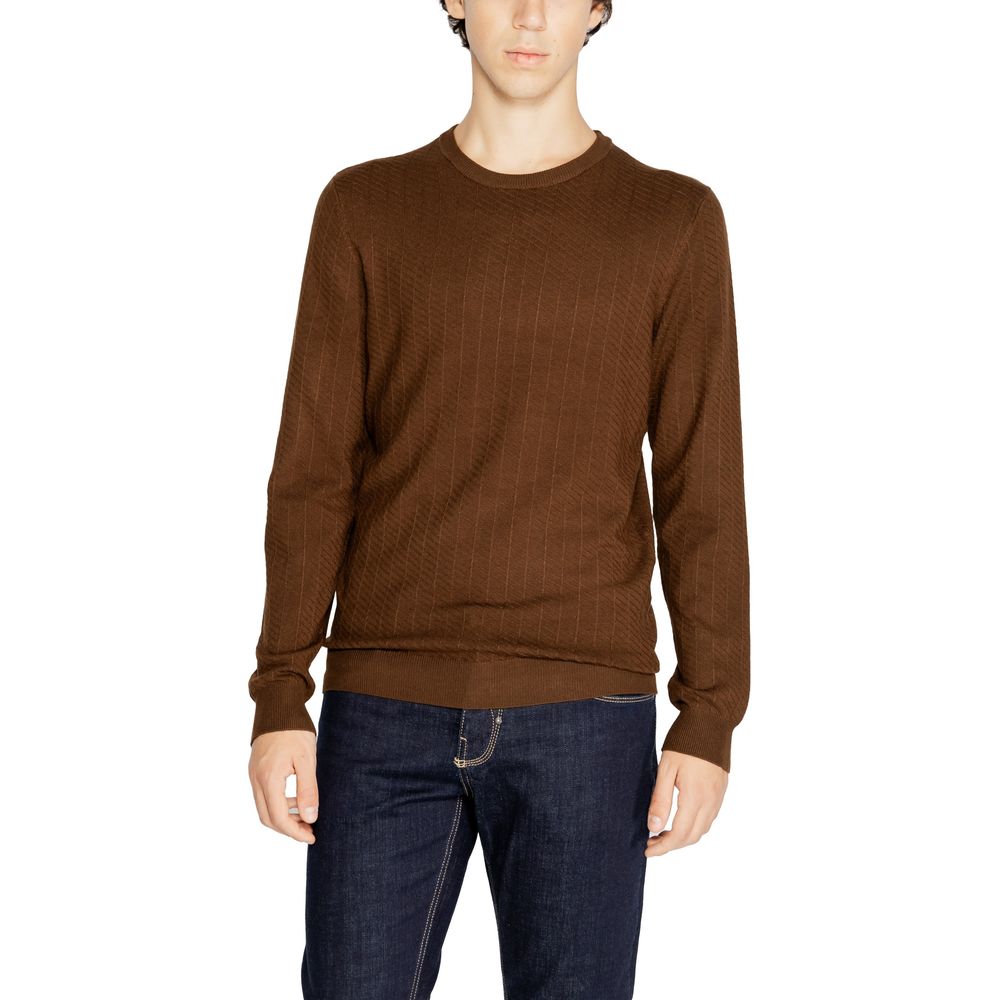 Brauner Viskosepullover